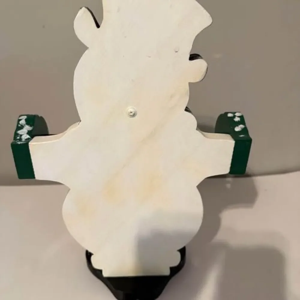 Wooden Snowman Towel Holder